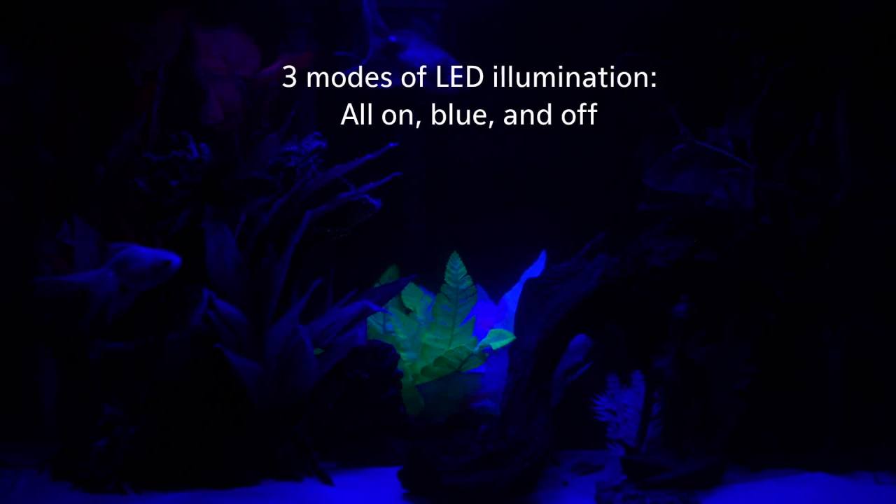 thumbnail video image 2 of Aqueon LED OptiBright Light Fixture 48-54 Inches, 2 of 9