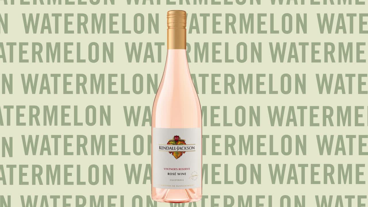 thumbnail video image 2 of Kendall-Jackson Vintner's Reserve Rosé Rose Wine, California, 13.5% ABV, 750ml Glass Bottle, 5-150ml Servings, 2 of 10