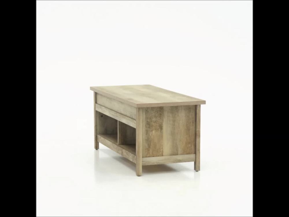 Sauder Cannery Bridge LiftTop Coffee Table, Lintel Oak Finish