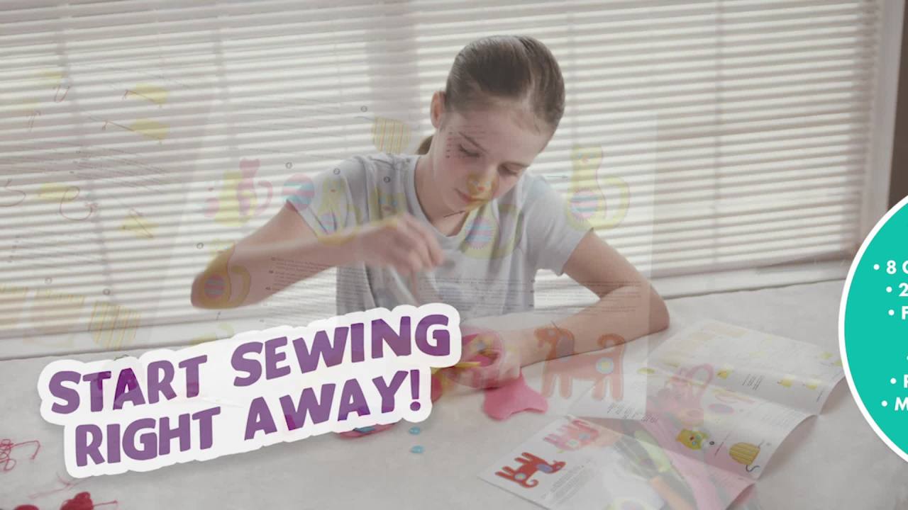 thumbnail video image 2 of ALEX Toys Craft My First Sewing Kit, 2 of 6