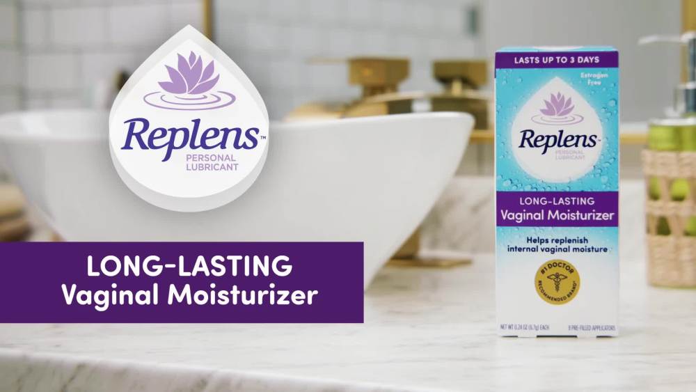 thumbnail video image 2 of Replens Long Lasting Vaginal Moisturizer with Reusable Applicator, 14 Applications, 2 of 12