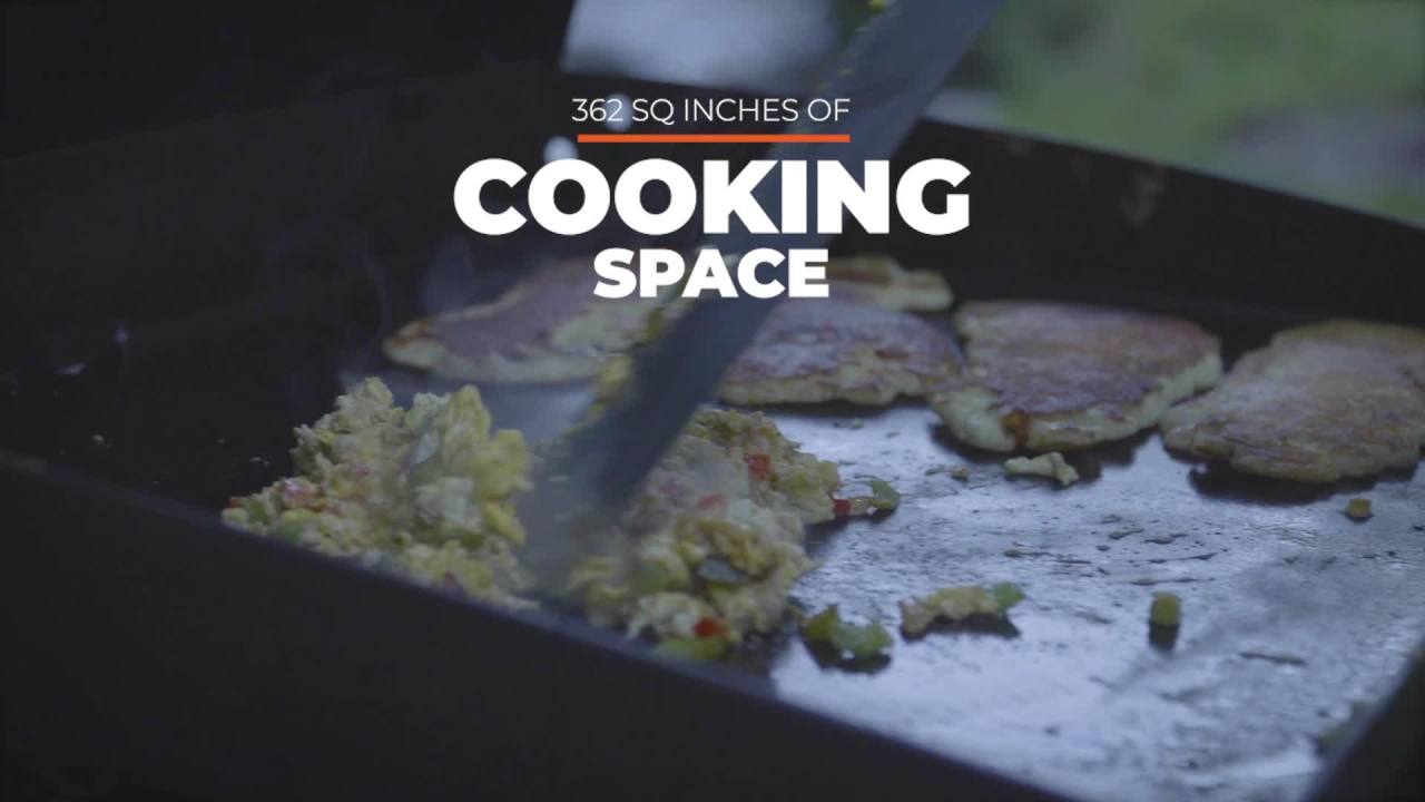 thumbnail video image 5 of Blackstone 22in w/cover, 5 of 8