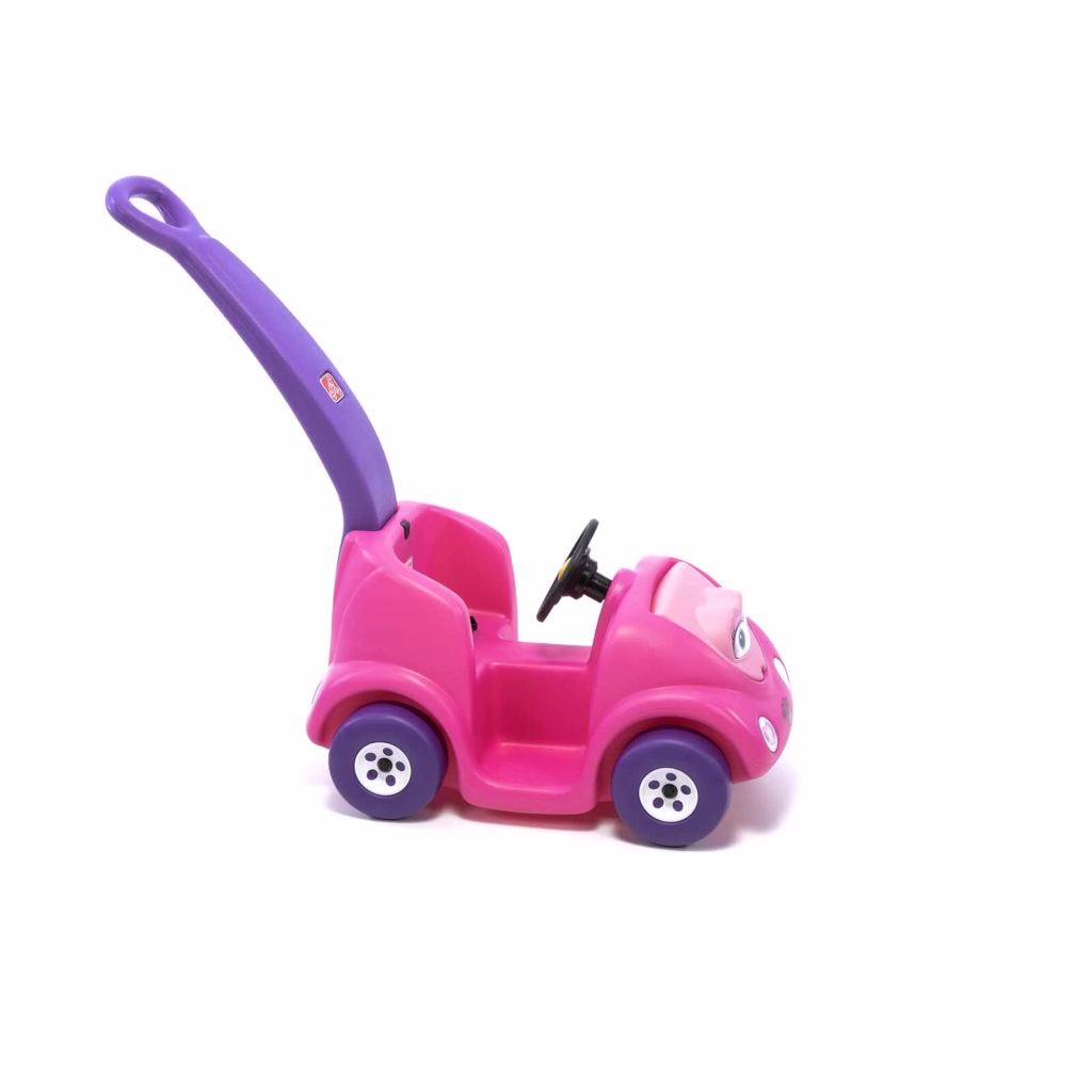 thumbnail video image 2 of Step2 Push Around Buggy Pink 10th Anniversary Edition Kids Push Car and Ride on Toy for Toddler, 2 of 9