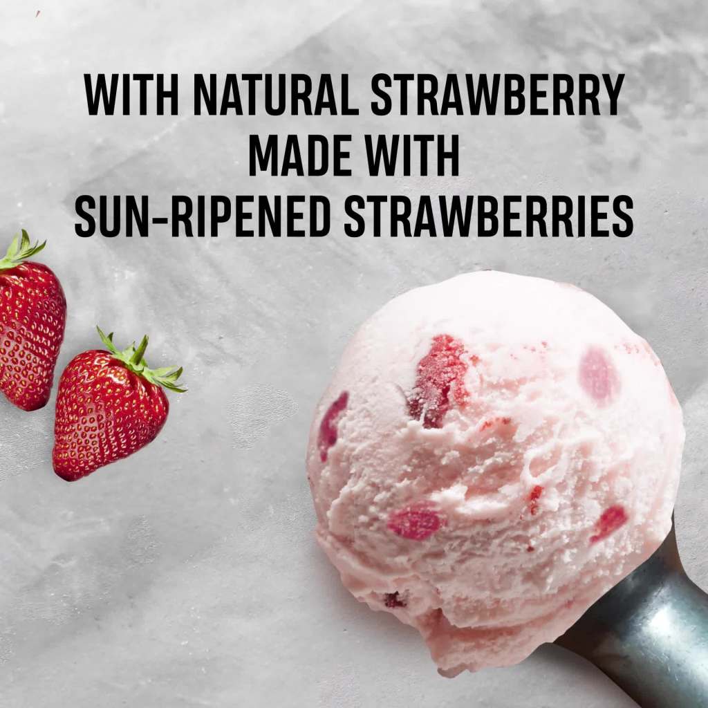 thumbnail video image 2 of Breyers Natural Strawberry Ice Cream Frozen Desserts, 1.5 Qt, 2 of 12