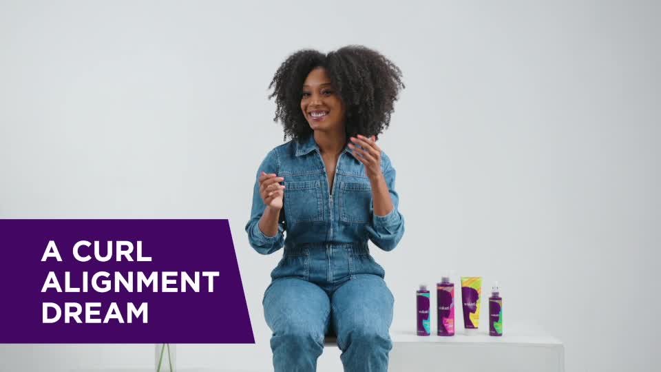 thumbnail video image 2 of Wakati Natural Hair Oil-Infused Leave-in Conditioner and Curl Cream for Curly Hair, 8.45 fl oz, 2 of 10