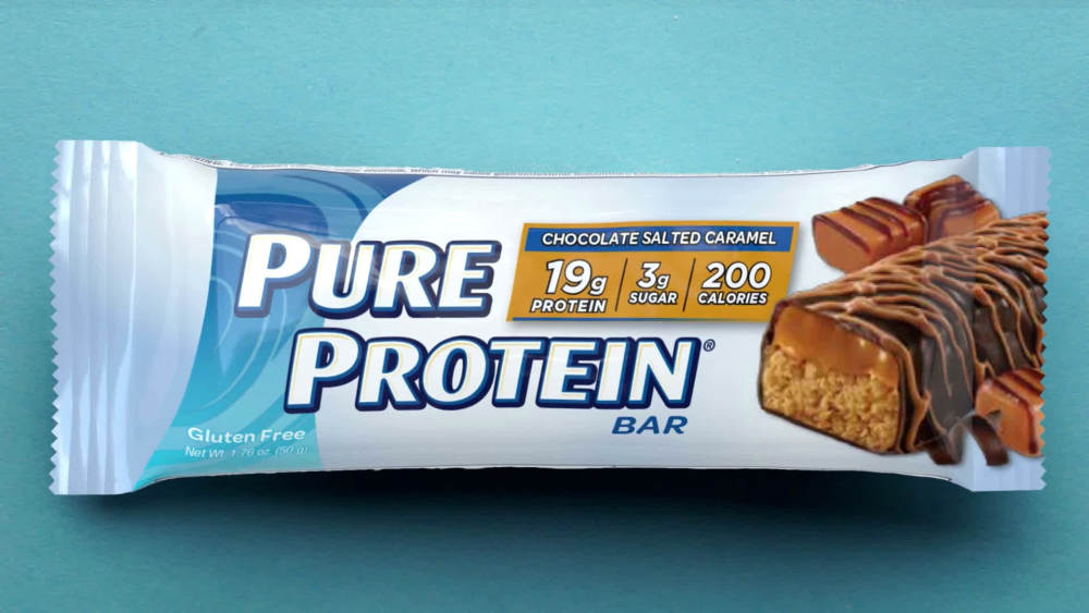 Pure Protein Bars, Chocolate Salted Caramel, 19g Protein, Gluten Free ...
