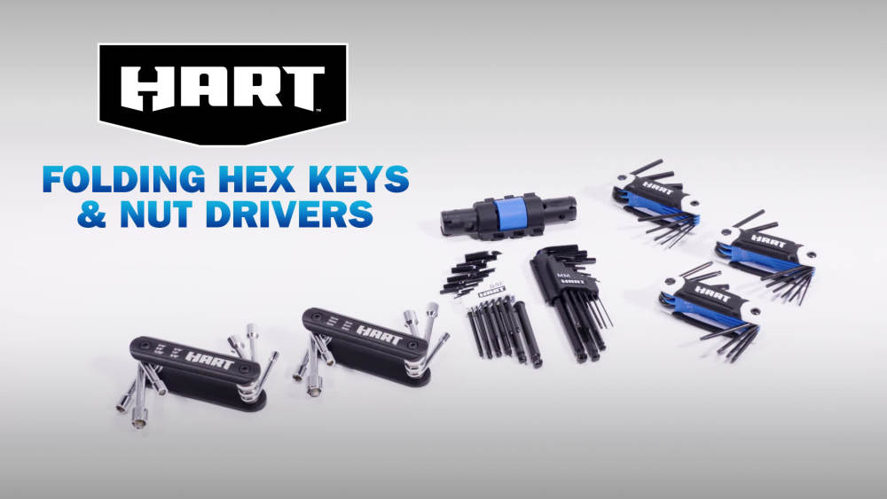 HART 22Piece Ball End Hex Key Set and Handle SAE and MM