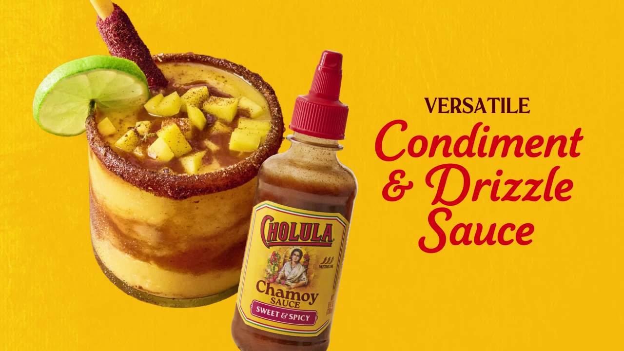 thumbnail video image 2 of Cholula Sweet & Spicy Chamoy Sauce, 8.0 fl oz Bottle, 2 of 24