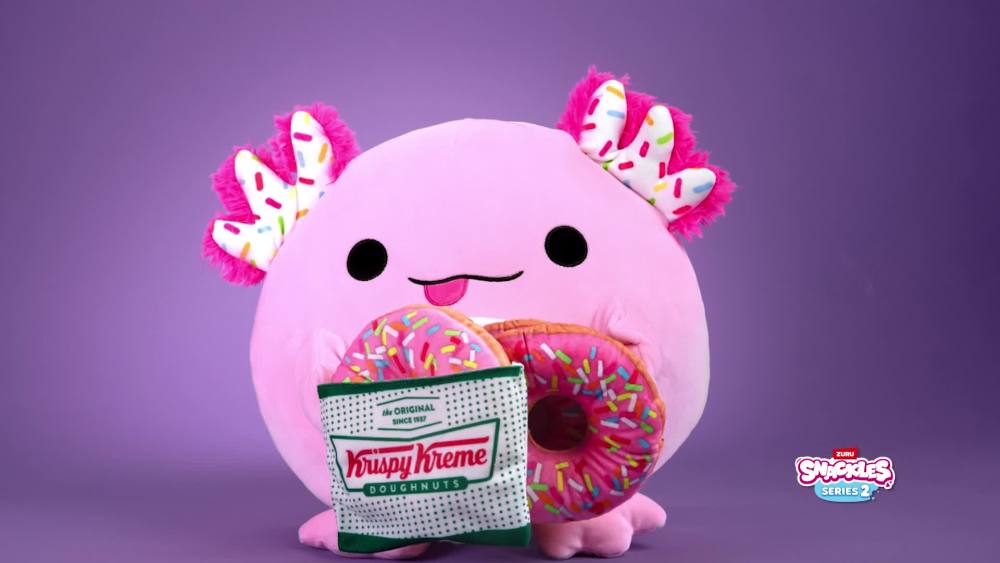 thumbnail video image 3 of Snackles Series 2 14 inch Soinc (Lucas), Stuffed Animal Plush Toy by ZURU, 3 of 11