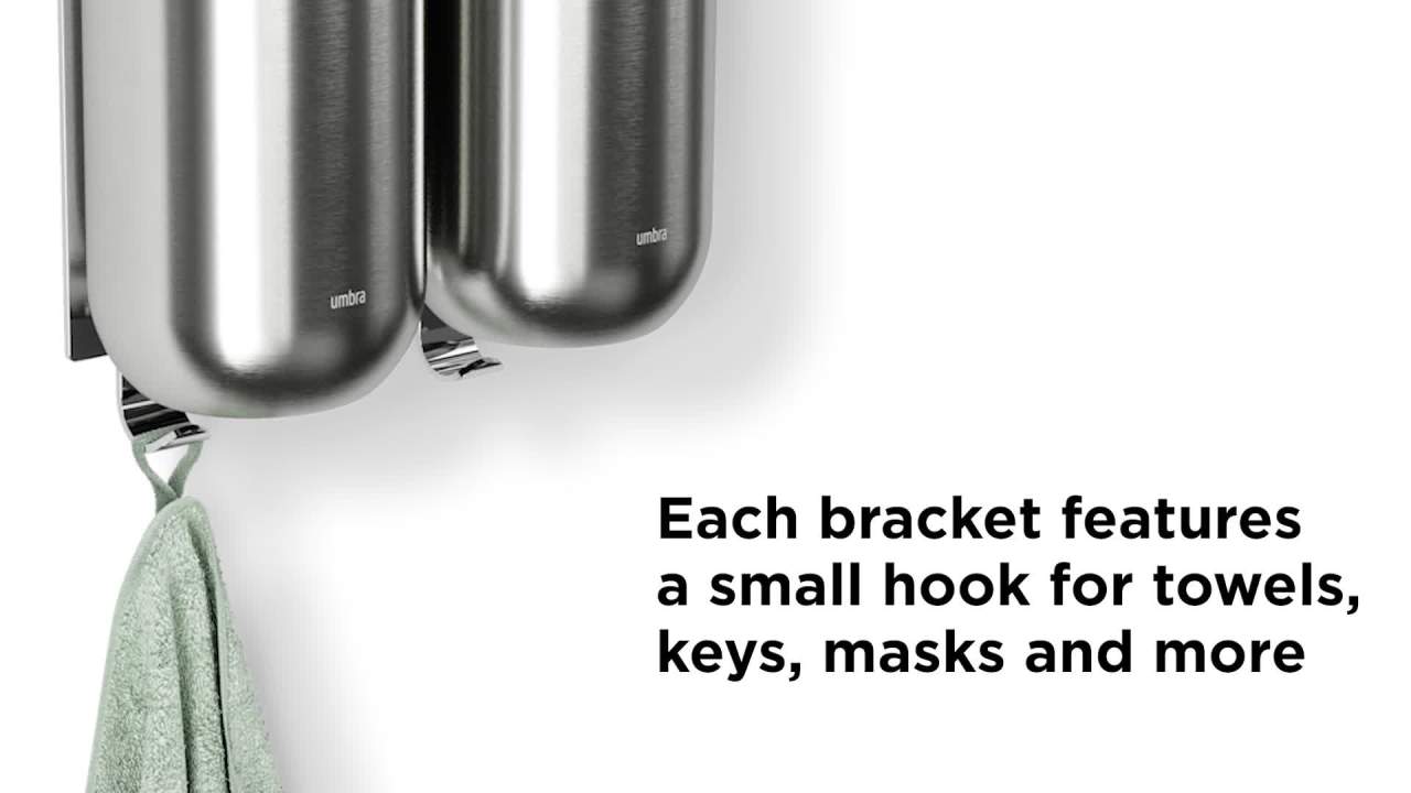 thumbnail video image 2 of Umbra Junip Wall Mounted Soap Pump, 2 of 3