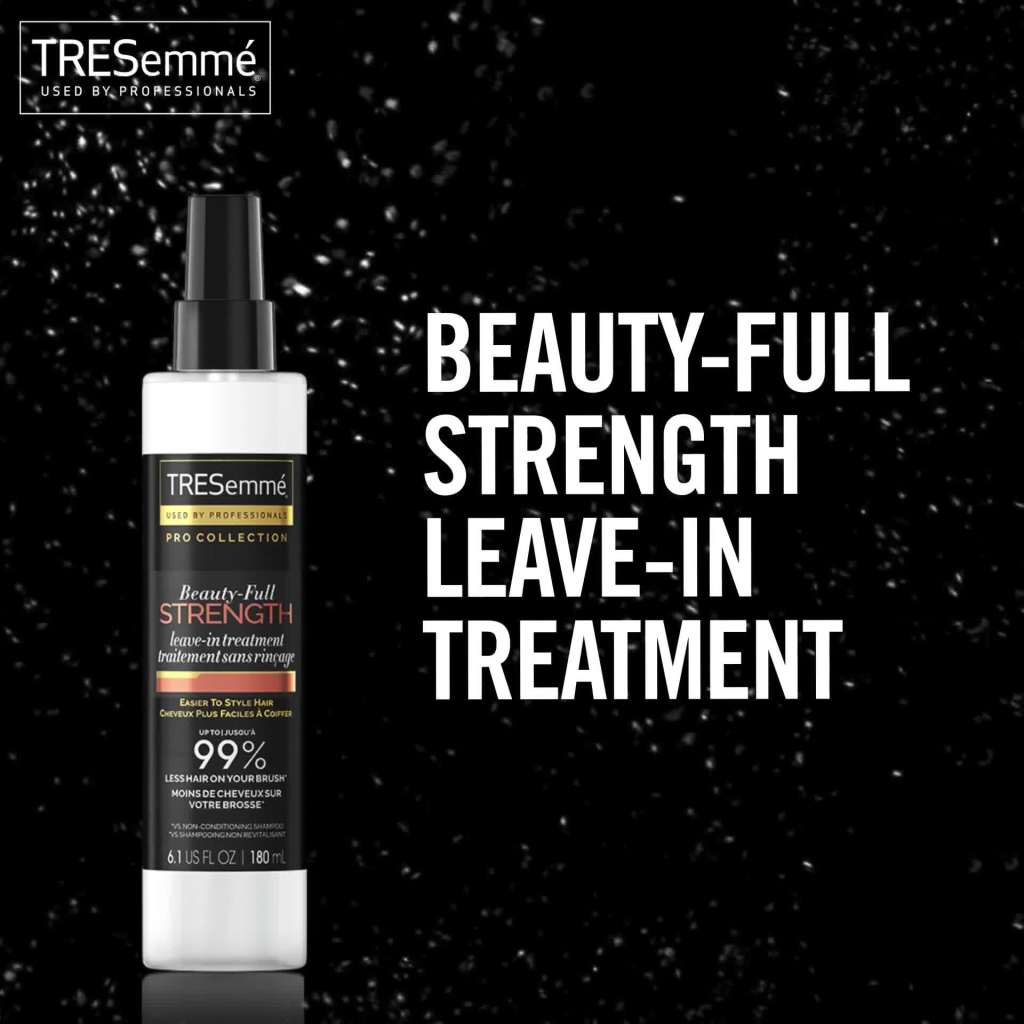 thumbnail video image 2 of Tresemme Pro Collection Beauty-Full Strength Leave-In Treatment Hairspray, 6.1 oz, 2 of 9