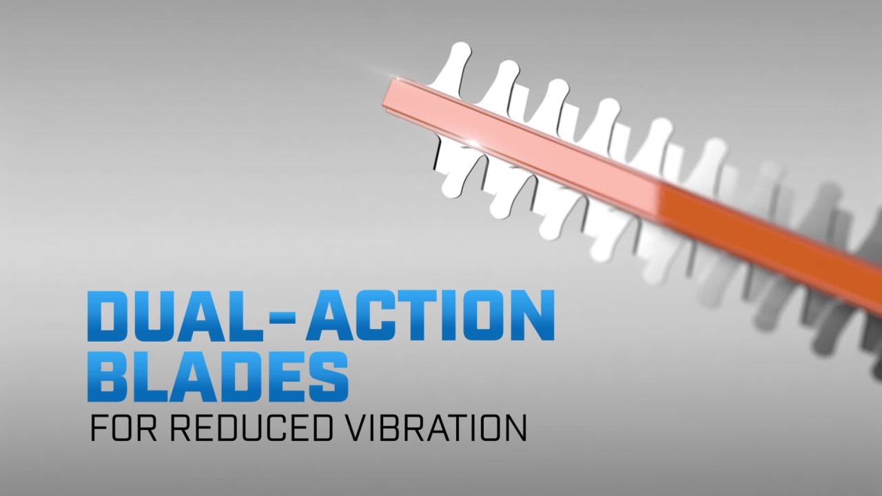 thumbnail video image 2 of HART 20-Volt Cordless Hybrid 18-inch Hedge Trimmer Kit, (1) 2.0Ah Lithium-Ion Battery, 2 of 16