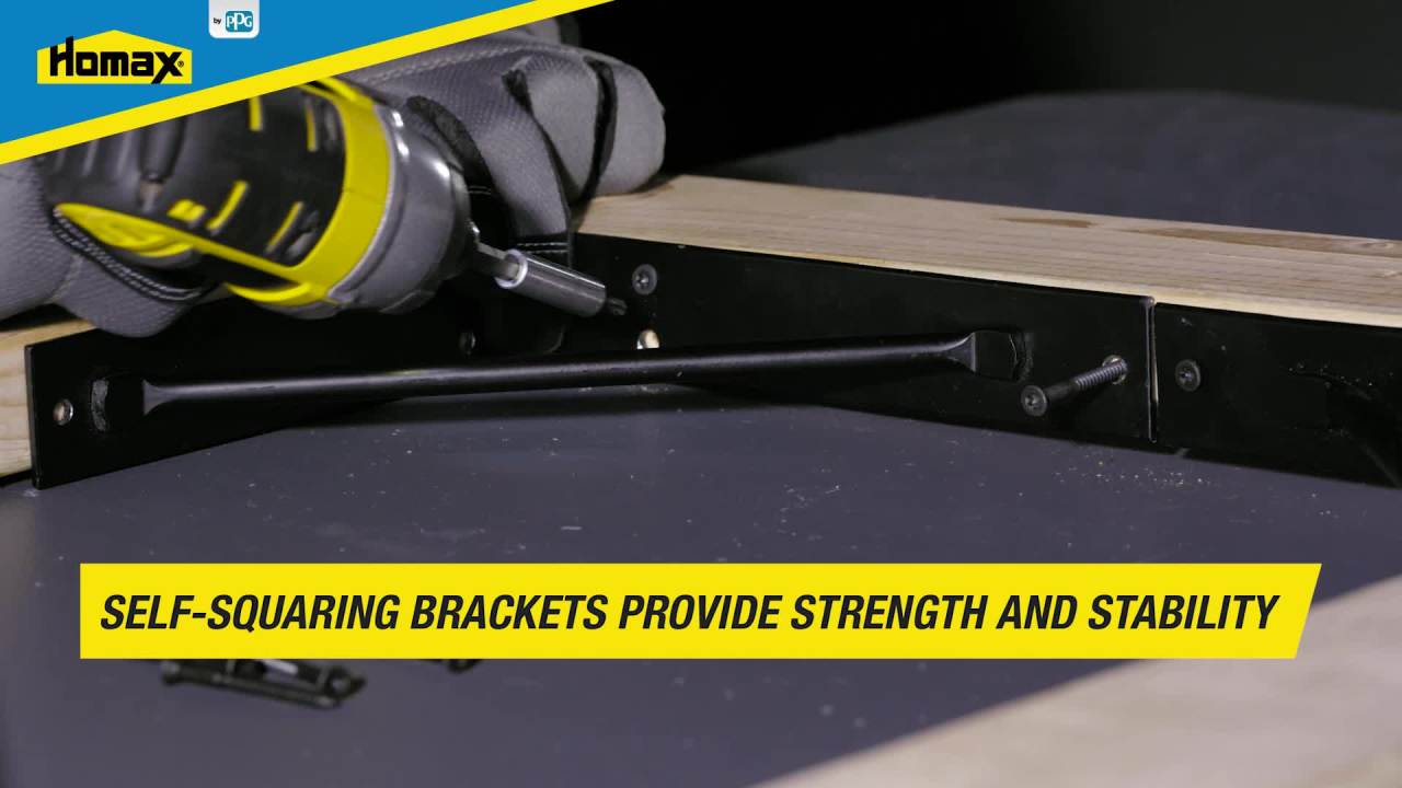 thumbnail video image 2 of Homax EasyGate No-Sag Steel Gate Bracket Kit, 2 of 8