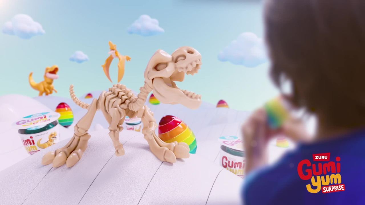 thumbnail video image 2 of ZURU Gumi Yum Surprise Mini Cities Unboxing Toy, Fruit Flavor Candy Egg, Collectible Toy for Girls +3 years, 2 of 12