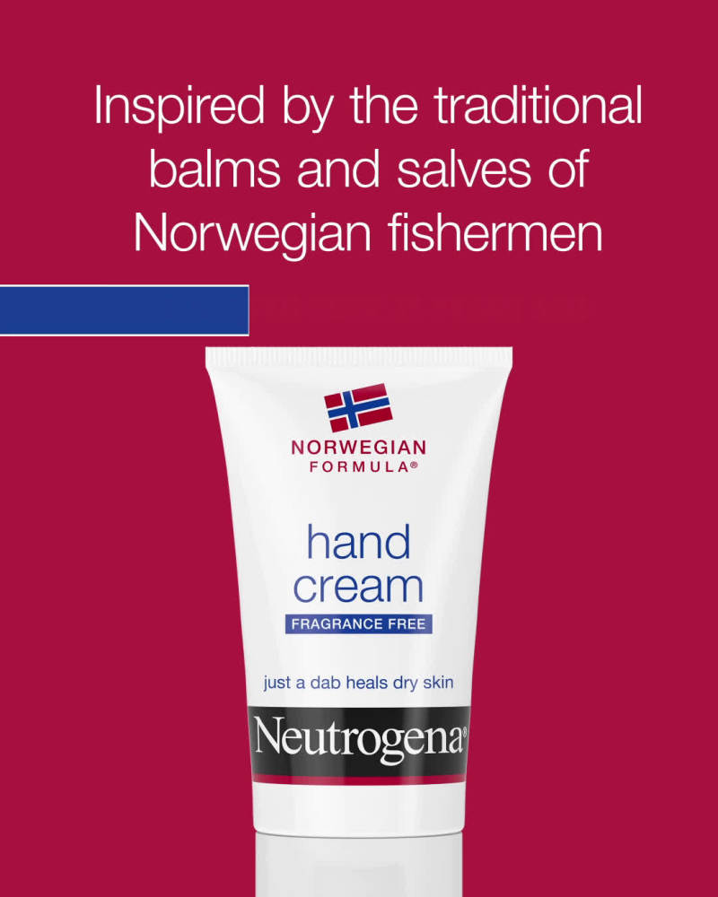 Neutrogena Norwegian Formula Dry Hand and Body Cream, Fragrance-Free Lotion, 2 oz - image 2 of 10