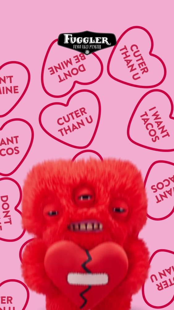 thumbnail video image 2 of Fuggler Love Fugg 9 inch (Annoyed Alien), Funny Ugly Monster Soft Plush Toy by ZURU, 2 of 10