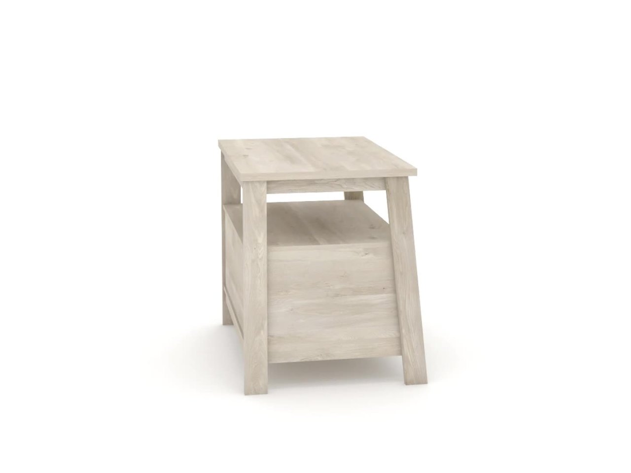 thumbnail video image 2 of Sauder Trestle Lateral File Cabinet, Chalked Chestnut Finish, 2 of 10
