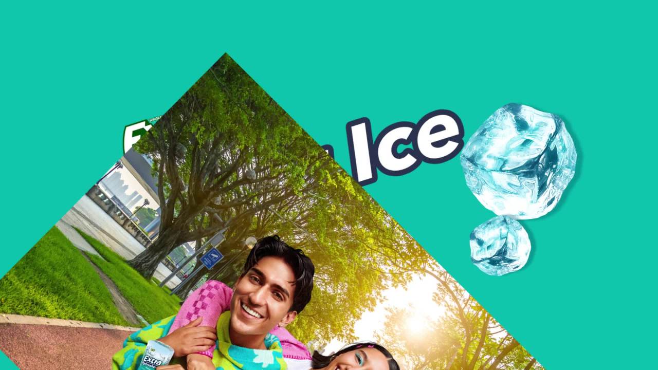 thumbnail video image 2 of Extra Refreshers Polar Ice Sugar Free Chewing Gum - 40 Pieces Bottle, 2 of 13