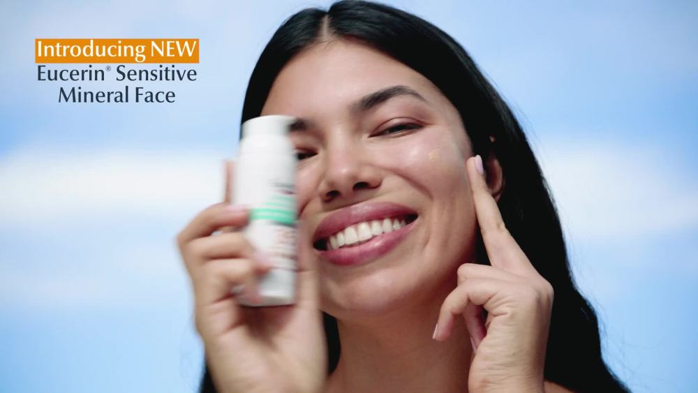 Eucerin Sun Tinted Mineral Face Sunscreen Lotion, SPF 35, 1.7 fl oz