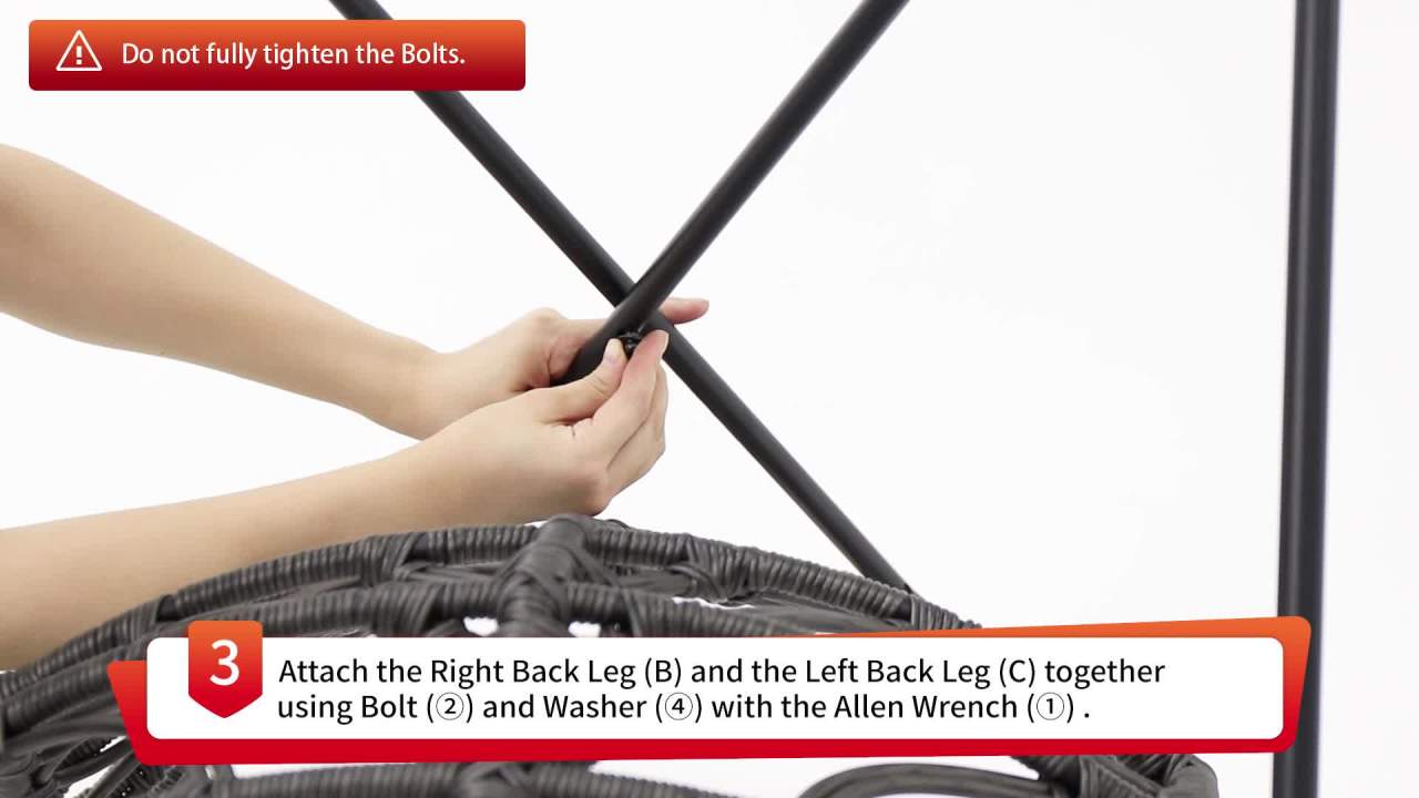 thumbnail video image 2 of Noble House Broxon Wicker Outdoor Accent Chairs, Boho Style, Gray and Black (Set of 2), 2 of 11