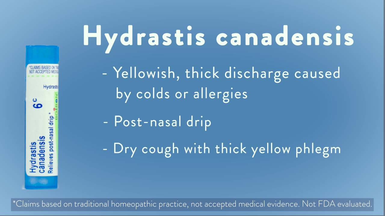 thumbnail video image 2 of Boiron Hydrastis Canadensis 6C Bonus Pack, Homeopathic Medicine for Post-Nasal Drip Relief, Excess Mucus, Scratchy Throat, 240 Pellets, 2 of 14