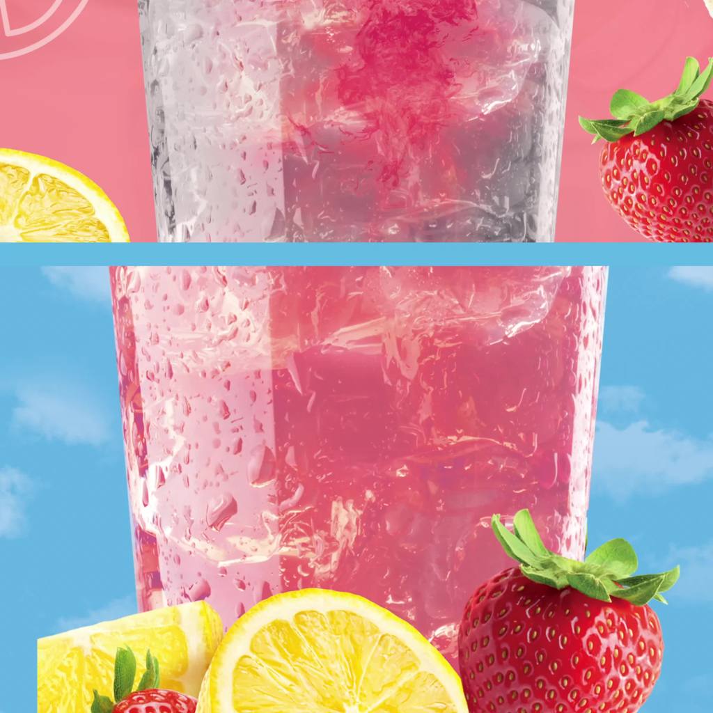 thumbnail video image 2 of Crystal Light Liquid Strawberry Lemonade Naturally Flavored Drink Mix, 1.62 fl oz Bottle, 2 of 15