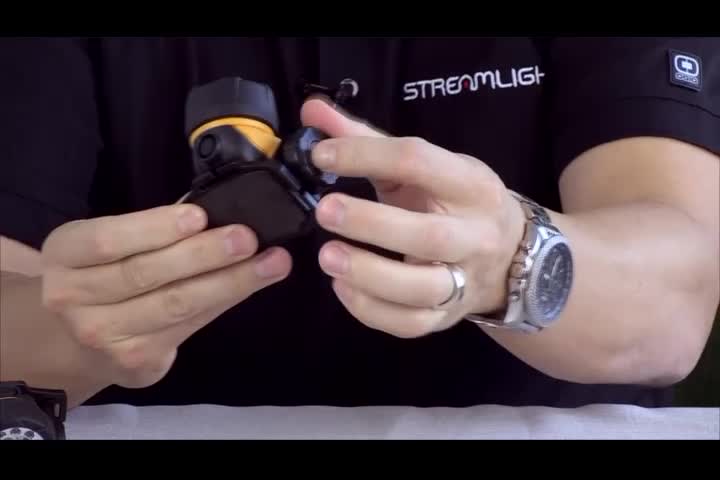 thumbnail video image 2 of Streamlight Trident Spot and Flood Headlamp, Yellow, 2 of 4