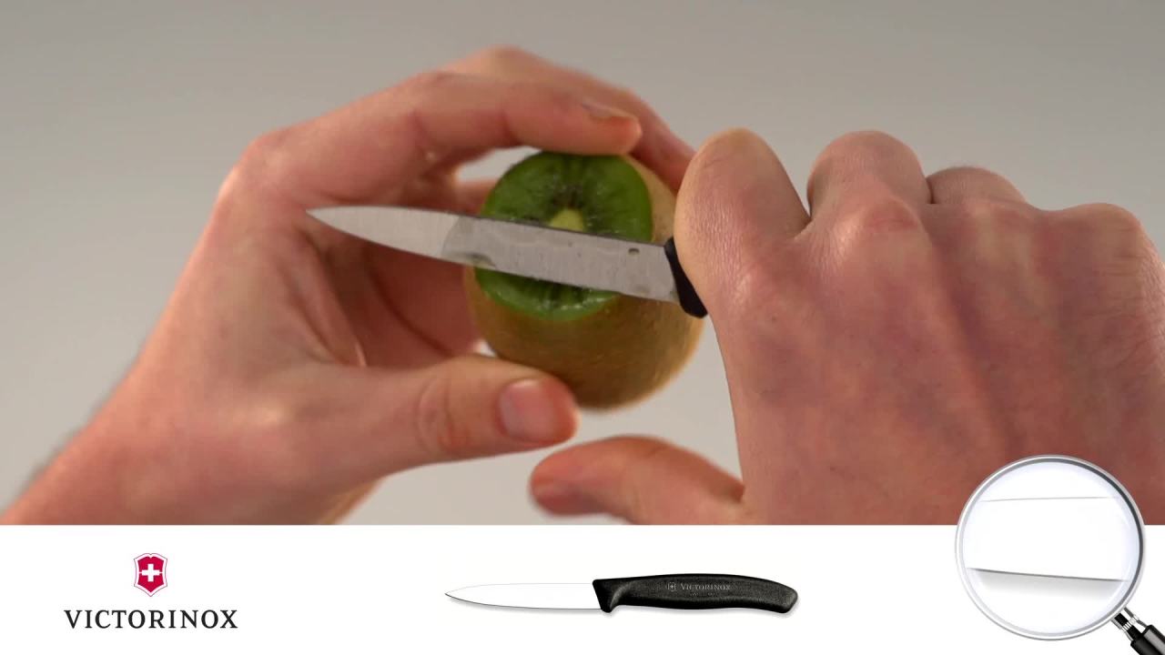 thumbnail video image 2 of Victorinox Swiss Army Swiss Classic 6-Piece Paring Knife Set with Peeler with Red Handles 6.7111.6G, 2 of 20