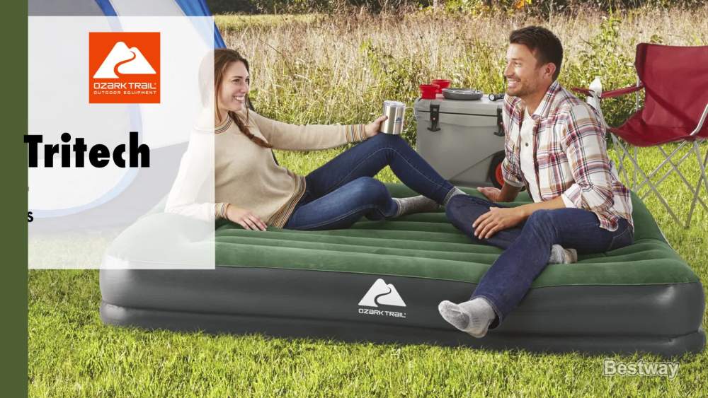Ozark Trail Tritech Airbed Queen 14 inch with in & out Pump and