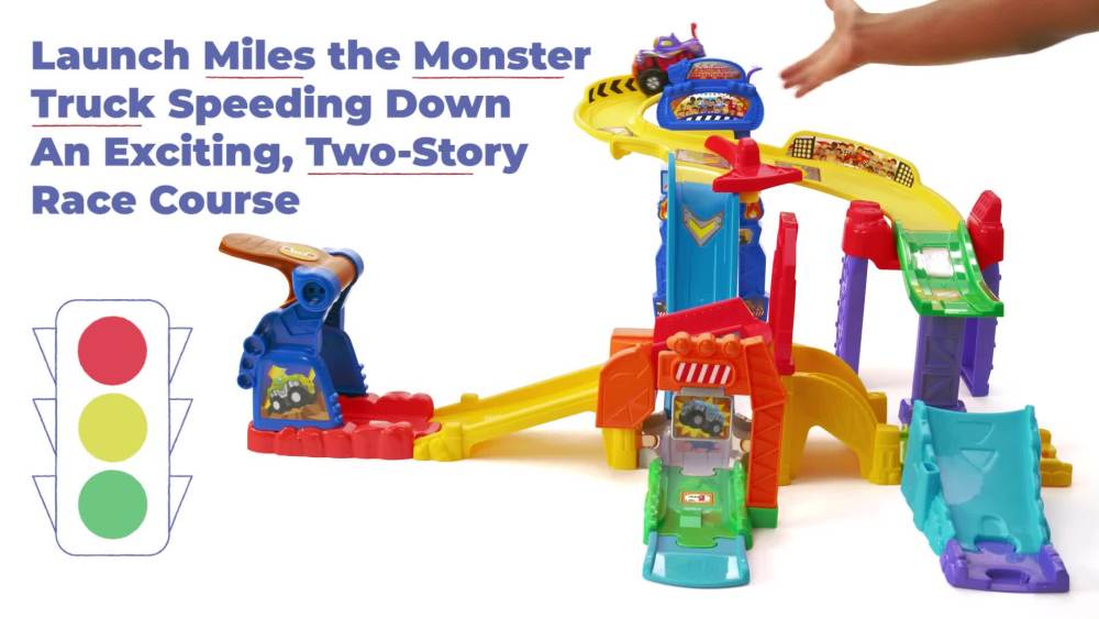 VTech Go! Go! Smart Wheels Supercharged Monster Truck Rally Playset