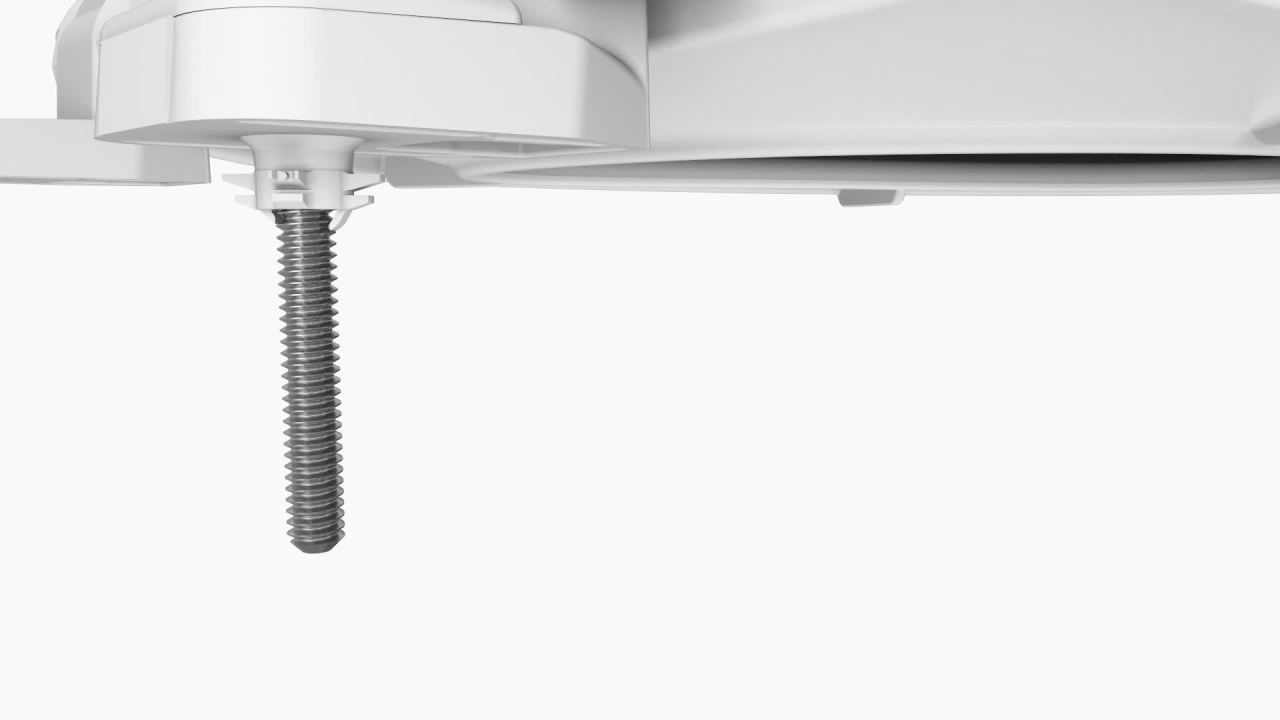 thumbnail video image 2 of Mayfair Caswell™ Slow Close Round Plastic Toilet Seat in White Never Loosens, 2 of 13