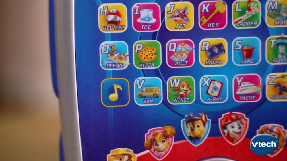 thumbnail video image 2 of VTech® PAW Patrol Light-Up Missions Pup Pad, Interactive Learning Toy for Kids, Ages 3+ Years Old, 2 of 11