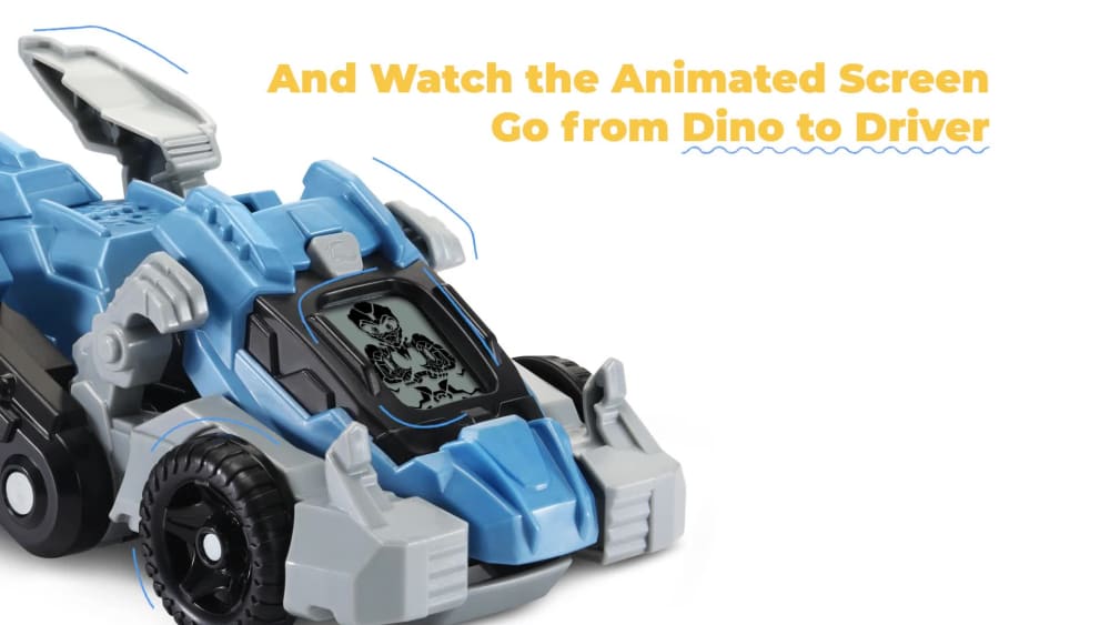 thumbnail video image 2 of VTech Switch & Go Velociraptor Race Car Baby and Toddler Toys, 2 of 9