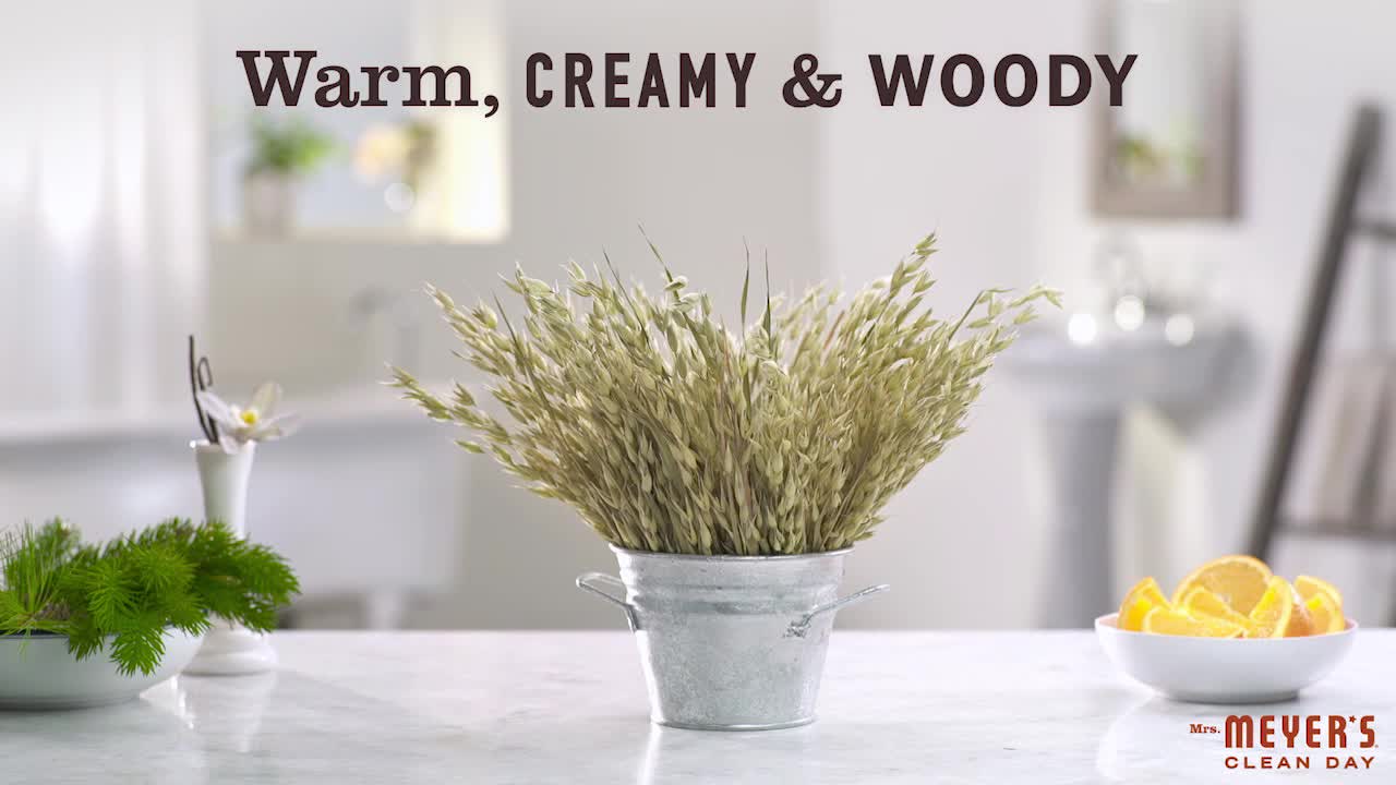 thumbnail video image 7 of Mrs. Meyer's Clean Day Liquid Hand Soap, Oat Blossom Scent, 12.5 Ounce Bottle, 7 of 7