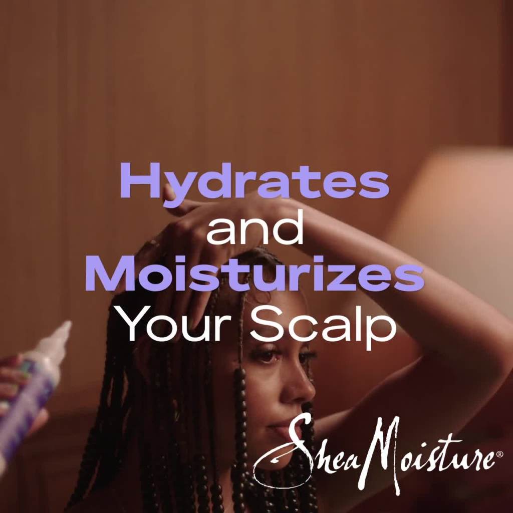 thumbnail video image 2 of SheaMoisture Scalp Moisture Pre Wash Hair Mask with Vitamin B3 and Aloe Butter, 4 oz, 2 of 9