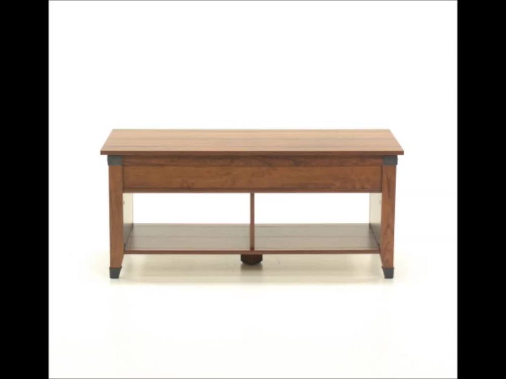 Sauder Carson LiftTop Coffee Table, Washington Cherry Finish