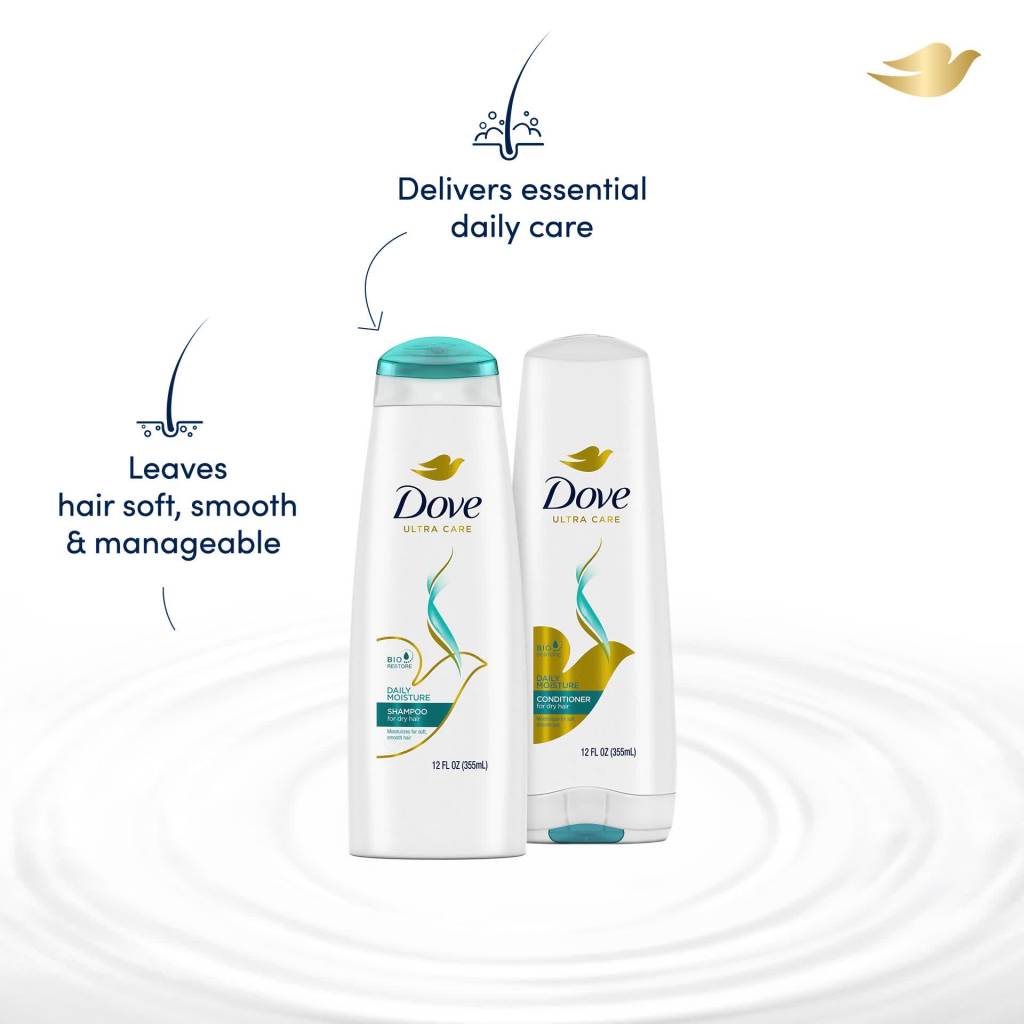 thumbnail video image 2 of Dove Coconut and Hydration Daily Conditioner for Dry Hair, 20.4 oz, 2 of 13