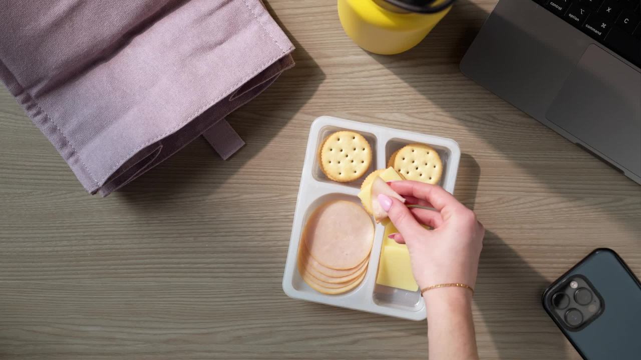 thumbnail video image 2 of Oscar Mayer Bites Natural Slow-Roasted Turkey, White Cheddar & Cracker Trio Lunch Kit, 1 Tray, for Easy Lunch and On-the-Go Snacking, 16g Protein Snacks, 3.3 oz, 2 of 19