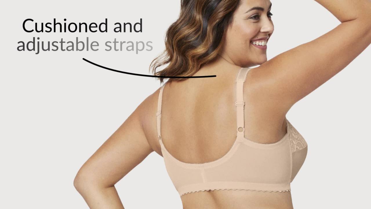 thumbnail video image 2 of Glamorise MagicLift Front-Closure Support Wirefree Bra 1200 (Women's & Women's Plus), 2 of 9