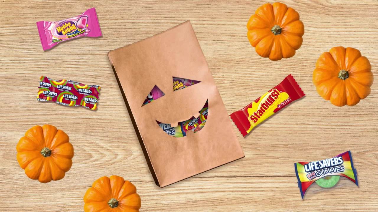 thumbnail video image 2 of Starburst, Life Savers & Hubba Bubba Halloween Candy Variety - 255 Ct Bulk Bag, 2 of 13