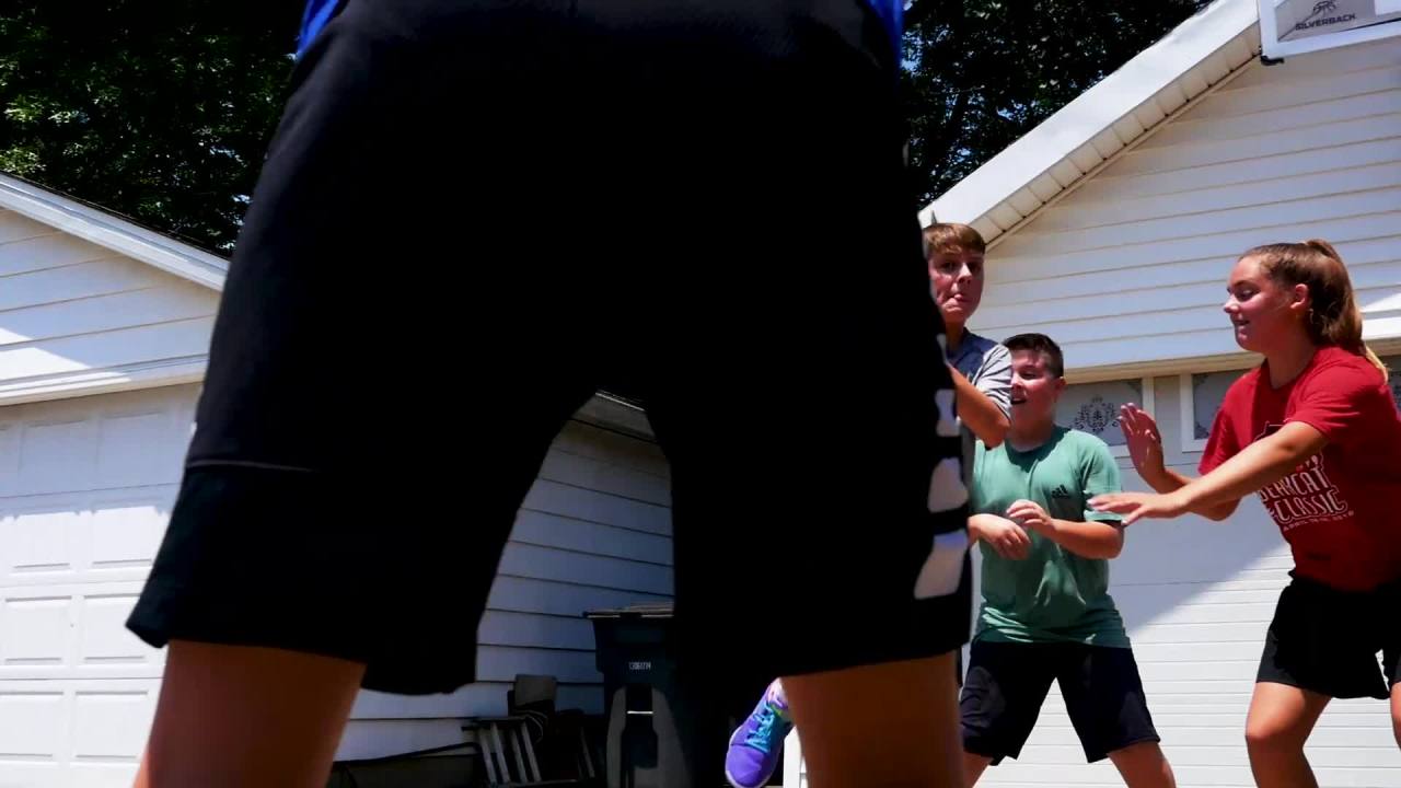 thumbnail video image 2 of Silverback NXT 54” Wall Mounted Adjustable Basketball Hoop, 2 of 22