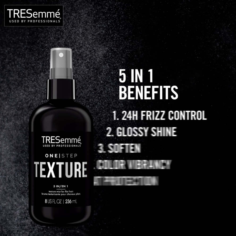 Tresemme Texturising Hair Mist, One Step 5in1 Benefits Spray Heat