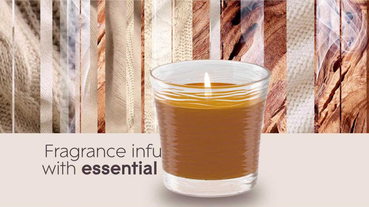 thumbnail video image 2 of Glade Single Wick Candles, Cashmere Woods, 8.16 oz, 2 Count, 2 of 16