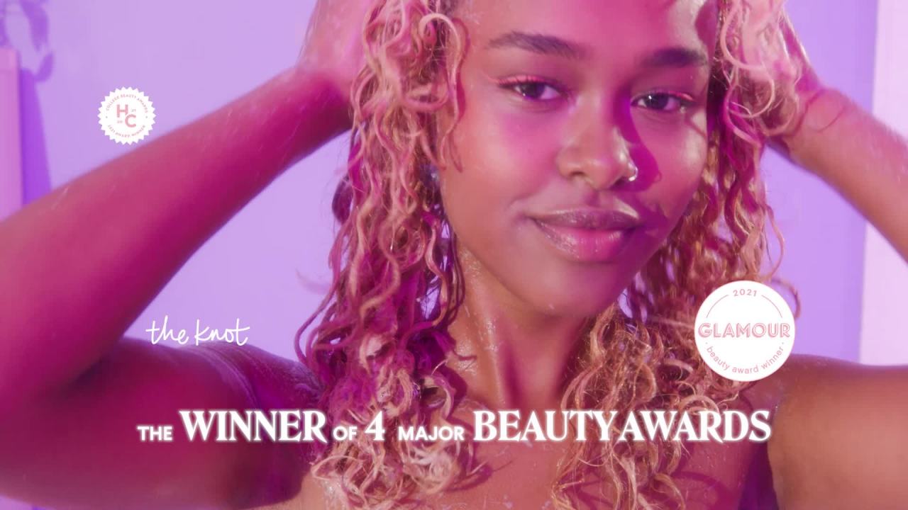 thumbnail video image 2 of MONDAY Haircare SMOOTH Shampoo Softens Curly Wavy Hair, Wheat Protein, Avocado Oil, 12 fl oz, 2 of 12