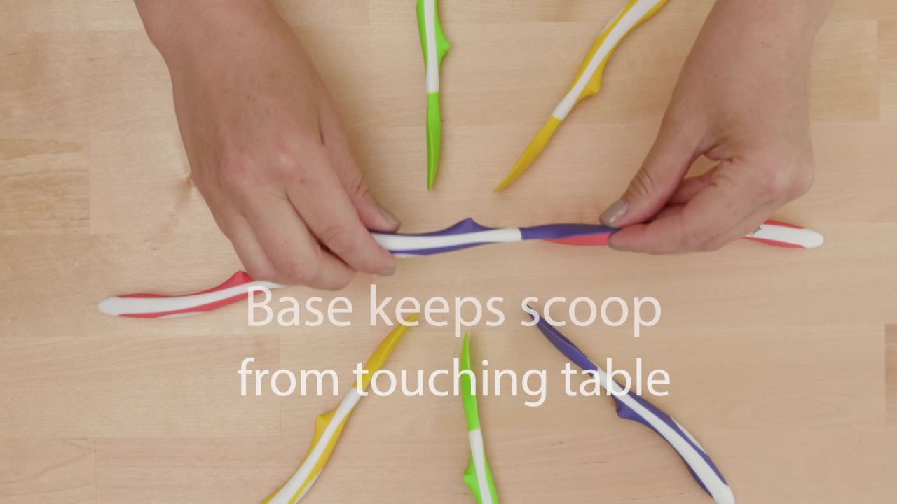 thumbnail video image 2 of Dr. Brown's Soft-Tip Toddler Spoons with Long Handle for Baby-Led Weaning, BPA Free - 6pk, 2 of 8