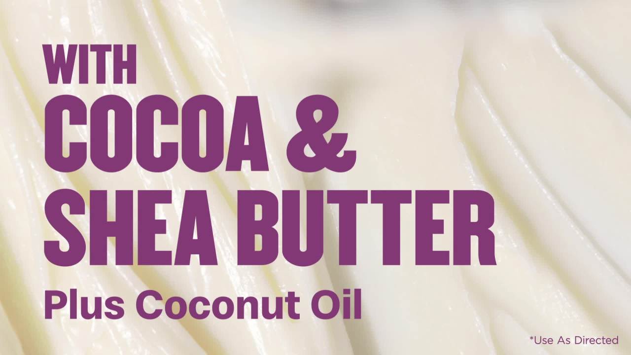 thumbnail video image 3 of Gold Bond Cocoa Butter Glow Body Lotion, Daily Hydrating Body Moisturizer for Dry Skin, 14 oz., 3 of 14