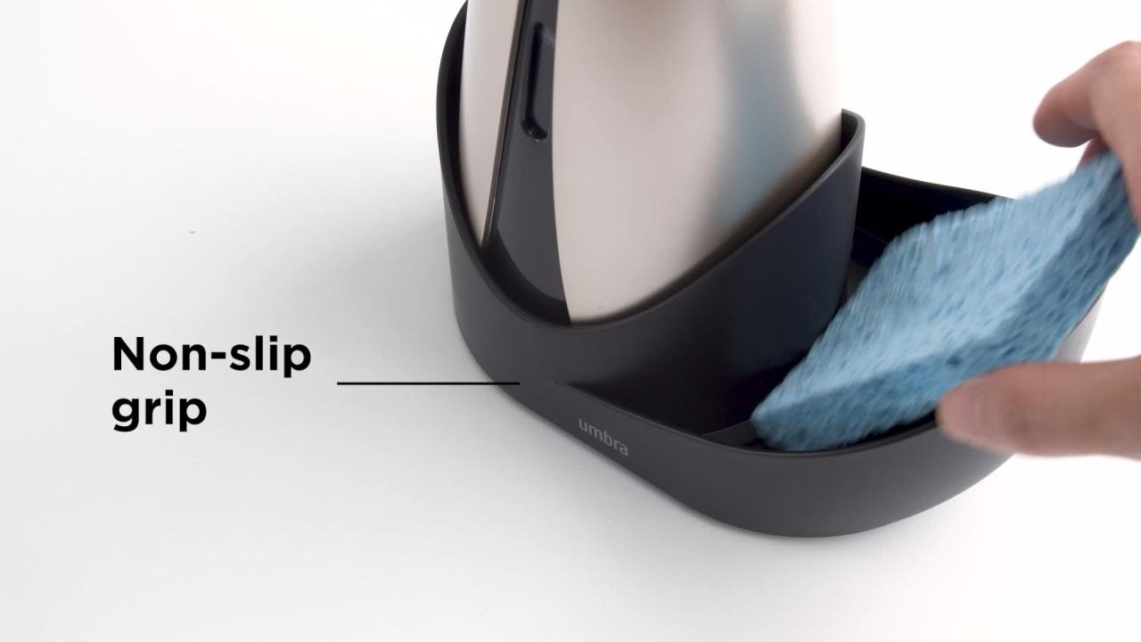 thumbnail video image 2 of Umbra Otto Caddy Automatic Soap and Sanitizer Dispenser 8.5oz (250ml), 2 of 4