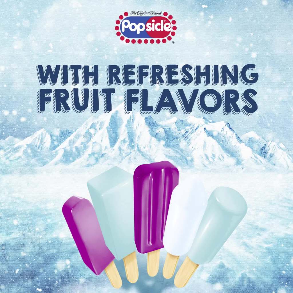 thumbnail video image 2 of Popsicle Disney Frozen II Berry Cherry and Raspberry Mini Popsicles Ice Pops, 0.5 fl oz, 18 Count, 2 of 10