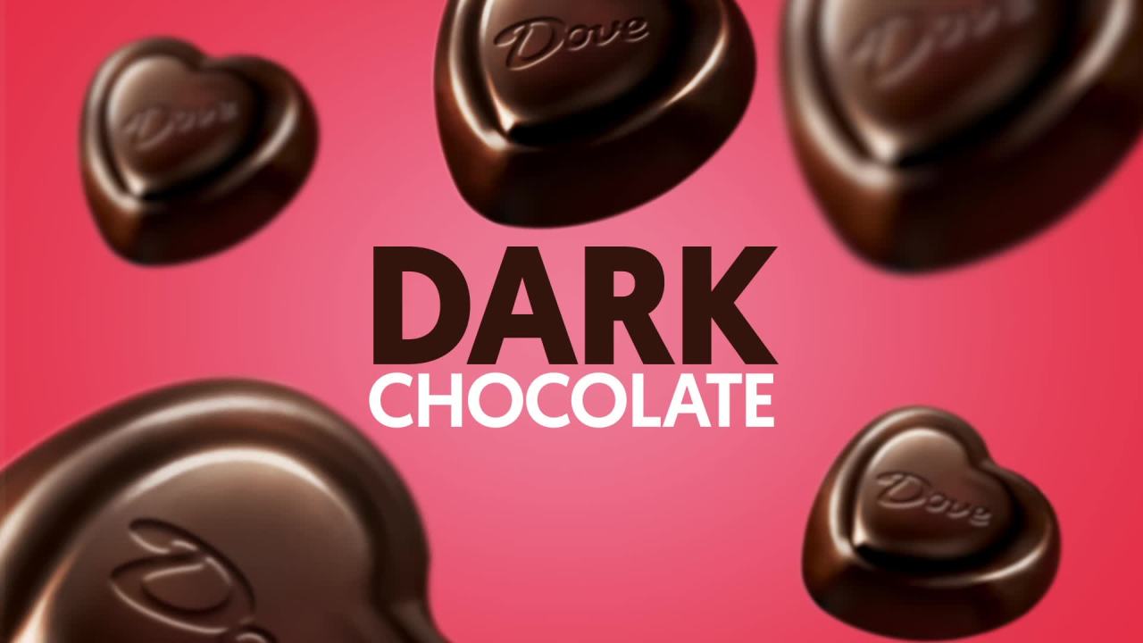 thumbnail video image 2 of Dove Dark Chocolate Truffle Hearts Valentine's Day Candy Heart Box Tin Gift - 5.82 oz, 2 of 13