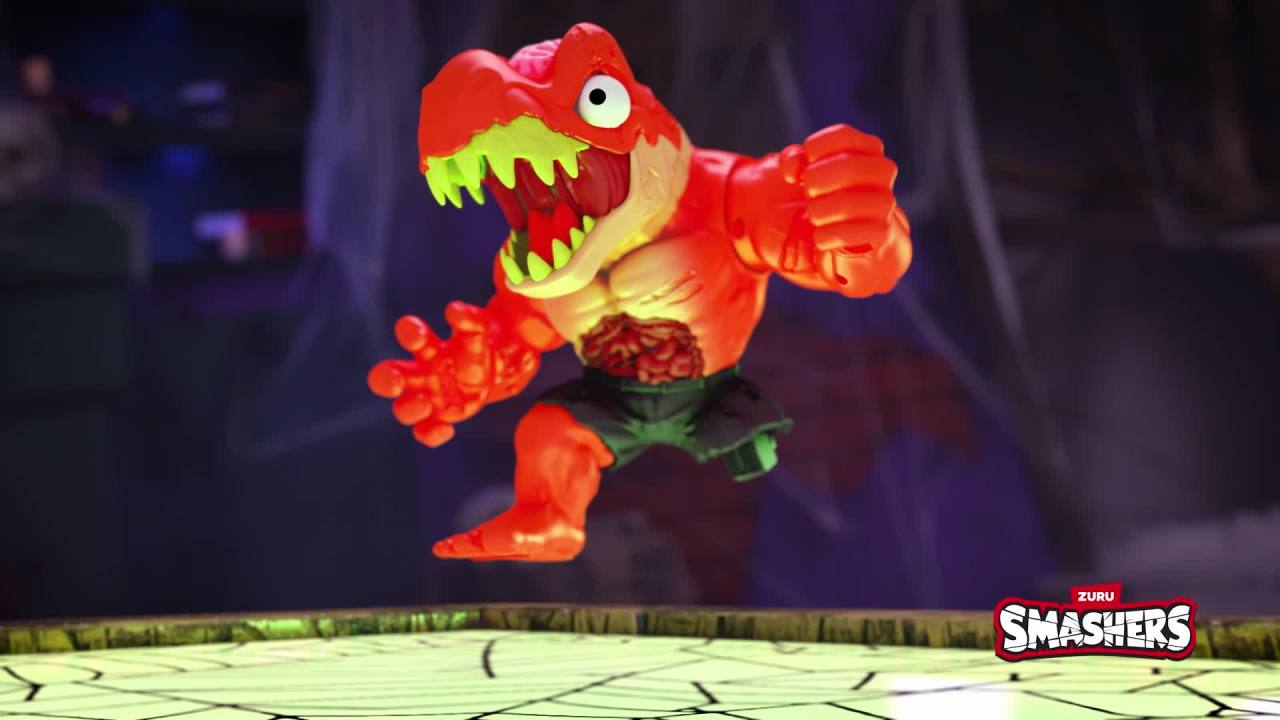 thumbnail video image 2 of Smashers Mega Horror House, Surprise Unboxing, Interactive Novelty Collectable Toy for Kids by ZURU, 2 of 10